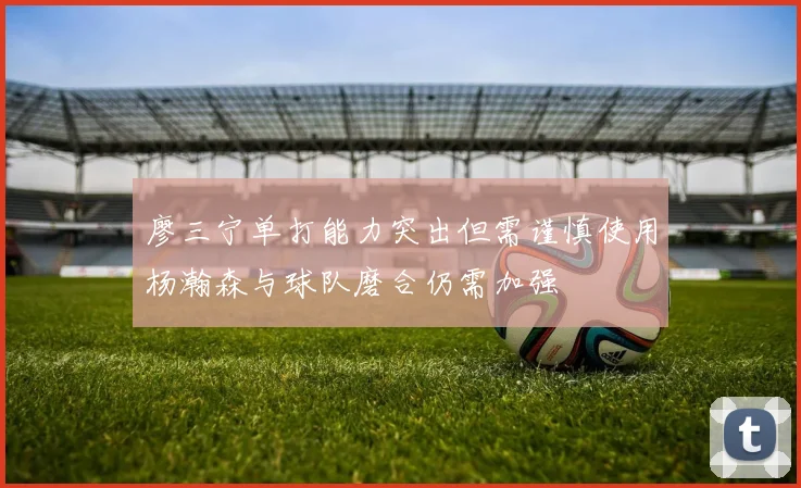 廖三宁单打能力突出但需谨慎使用杨瀚森与球队磨合仍需加强