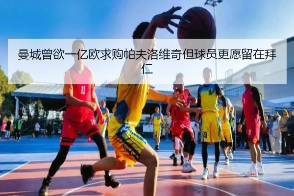 曼城曾欲一亿欧求购帕夫洛维奇但球员更愿留在拜仁